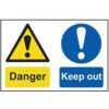 DANGER KEEP OUT - PVC (600X400MM) thumbnail-0