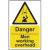 DANGER MEN WORKING OVERHEAD -SAV(400 X 600MM) thumbnail-0