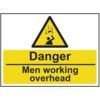 DANGER MEN WORKING OVERHEAD -SAV(600 X 450MM) thumbnail-0