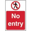 NO ENTRY - RPVC (200 X 300MM) thumbnail-0