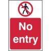 NO ENTRY - SAV (200 X 300MM) thumbnail-0