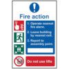 FIRE ACTION PROCEDURE - RPVC(200X 300MM) thumbnail-0