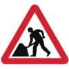 600MM TRI. DIBOND 'MEN AT WORK'ROAD SIGN (WITHOUT CHANNEL) thumbnail-0