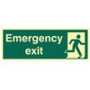 EMERGENCY EXIT - PHS (400 X150MM) thumbnail-0