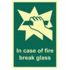 IN CASE OF FIRE BREAK GLASS -PHS(100 X 150MM) thumbnail-0