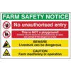 FARM SAFETY NOTICE - RPVC (400X600MM) thumbnail-0