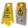 HEAVY DUTY A-BOARD BOX DEAL -DANGER MEN AT WORK thumbnail-0