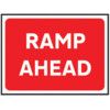 1050 X 750MM Ã‚Â TEMPORARY SIGN -RAMP AHEAD thumbnail-0