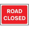 1050 X 750MM TEMPORARY SIGN -ROAD CLOSED thumbnail-0