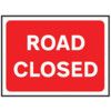 600 X 450MM Ã‚Â TEMPORARY SIGN &FRAME - ROAD CLOSED thumbnail-0