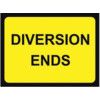 600 X 450MM Ã‚Â TEMPORARY SIGN &FRAME - DIVERSION ENDS thumbnail-0