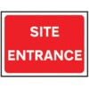 1050 X 750MM Ã‚Â TEMPORARY SIGN &FRAME - SITE ENTRANCE thumbnail-0