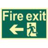 FIRE EXIT RUNNING MAN ARROW LEFT-PHO (300 X 200MM) thumbnail-0