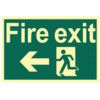 FIRE EXIT RUNNING MAN ARROW LEFT-PHS (300 X 200MM) thumbnail-0