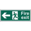 FIRE EXIT RUNNING MAN ARROW LEFTPVC (400 X 150MM) thumbnail-0