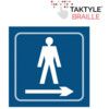 GENTLEMEN GRAPHIC ARROW RIGHT -TAKTYLE (150 X 150MM) thumbnail-0