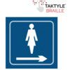 LADIES GRAPHIC ARROW RIGHT -TAKTYLE (150 X 150MM) thumbnail-0