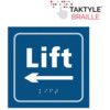 LIFT ARROW LEFT - TAKTYLE (150X150MM) thumbnail-0