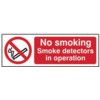 NO SMOKING SMOKE DETECTORS INOPERATION - RPVC (300 X 100MM) thumbnail-0