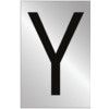 75MM POL. CHROME EFFECT -CHARACTER 'Y' thumbnail-0