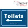 TOILETS ARROW LEFT - TAKTYLE(225X 150MM) thumbnail-0