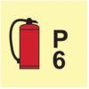 PORTABLE FIRE EXTINGUISHER P6-PHO (150 X 150MM) thumbnail-0