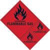 FLAMMABLE GAS LABELS - SAV (200X300MM) (PK-3) thumbnail-0