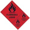 FLAMMABLE LIQUID LABELS - SAV(200X 300MM) (PK-3) thumbnail-0