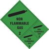 NON FLAMMABLE GAS CLASS 2 LABELS- SAV (200 X 300MM) (PK-3) thumbnail-0