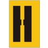 75MM STENCIL - CHARACTER 'H' thumbnail-0