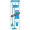 SHADOWBOARD - CLEANING STATION STYLE B (BLUE) W HOOKS - NO STOCK thumbnail-0