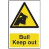 BULL KEEP OUT - COREX (200X300MM) thumbnail-0