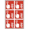 FIRE ALARM SYMBOL - PVC (200X300MM) thumbnail-0