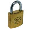 Keyed Padlock, Keyed Alike, Brass, Bronze, 50mm Width, Weatherproof thumbnail-0