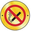 NO SMOKING GRAPHIC DOOR DISC -PB(75MM DIA.) thumbnail-0