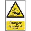 DANGER HYDROCHLORIC ACID -PVC(200 X 300MM) thumbnail-0