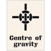 CENTRE OF GRAVITY STENCIL (400X600MM) thumbnail-0