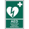 AUTOMATED EXTERNAL DEFIBRILLATOR'AED' - PVC (200 X 300MM) thumbnail-0