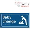 BABY CHANGE (WITH SYMBOL)-TAKTYLE (300 X 150MM) thumbnail-0