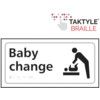 BABY CHANGE (WITH SYMBOL)-TAKTYLE (300 X 150MM) thumbnail-0