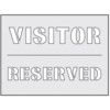 VISITOR RESERVED STENCIL (190X300MM) thumbnail-0