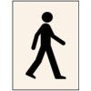 WALKING MAN STENCIL (300 X 400MM) thumbnail-0