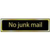 NO JUNK MAIL - POL (200 X 50MM) thumbnail-0