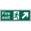 FIRE EXIT (MAN ARROW UP/RIGHT)-RPVC (600 X 200MM) thumbnail-0