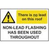 THERE IS NO LEAD ON THIS ROOF / NON-LEAD FLASHING-RPVC(300X200MM) thumbnail-0