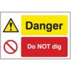 QUARRY SIGN: DANGER DO NOT DIG -FMX (600 X 400MM) thumbnail-0