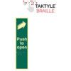 PUSH TO OPEN - TAKTYLEPH (75X300MM) thumbnail-0