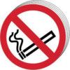 NO SMOKING SYMBOLS DOUBLE SIDED -D/S SAV (PK-24) (85MM DIA.) thumbnail-0