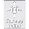 SURVEY POINT STENCIL (190 X300MM) thumbnail-0