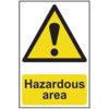 HAZARDOUS AREA - PVC (200 X300MM) thumbnail-0